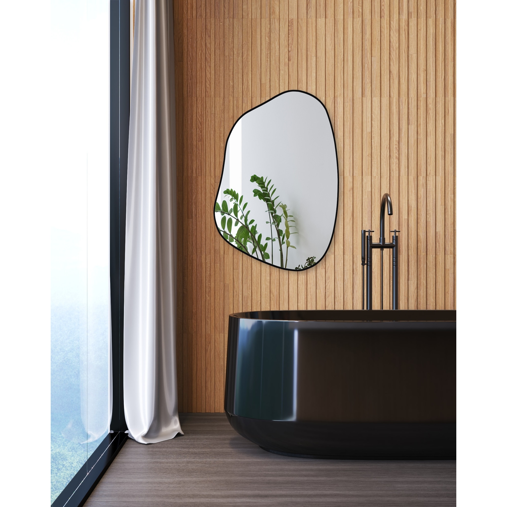 Asymmetrical Mirror,Decorative Irregular Mirror - On Sale - Bed Bath &  Beyond - 36349216