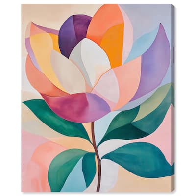 Magnolia in Color II Canvas by Art Remedy, Gallery Wrapped