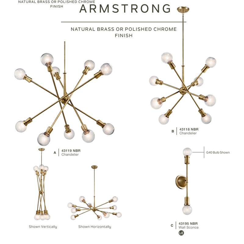 Kichler Armstrong 2 Light 17" Wide Bathroom Vanity Light