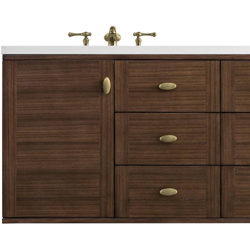 James Martin Vanities 670-V60D Amberly 60" Free Standing or Wall