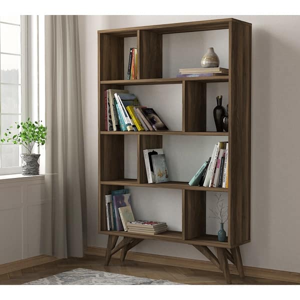 slide 2 of 5, Flamingo 56'' H x 35'' W Standard Bookcase - 56" H x 35" W