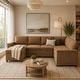 preview thumbnail 23 of 29, U-Shaped Convertible Sectional Sofa Bed with Storage Chaise by Harper&Bright Designs