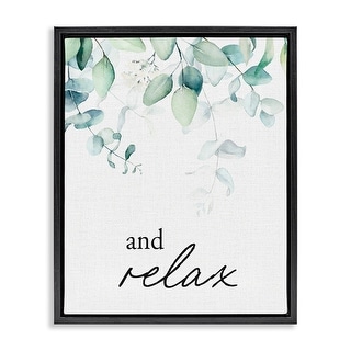 Stupell And Relax Minimal Herbs Framed Floater Canvas Wall Art Design ...