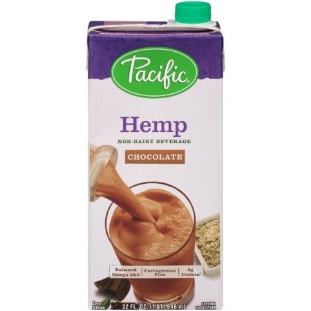 Pacific Natural Foods Nut and Grain Beverages - Hemp Chocolate - Case of 12 - 32 oz.