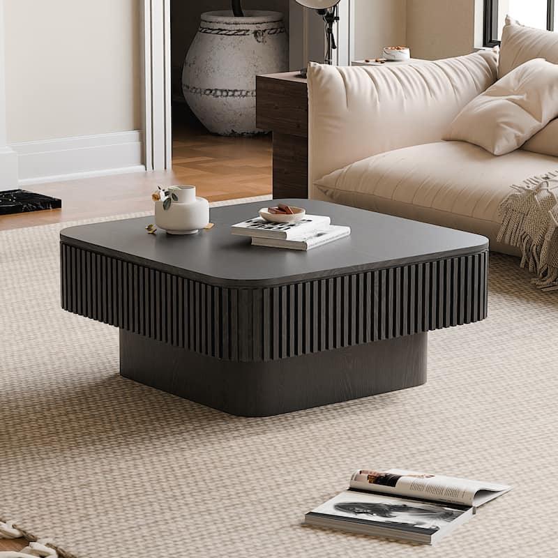 31.5'' Square Coffee Table with Storage