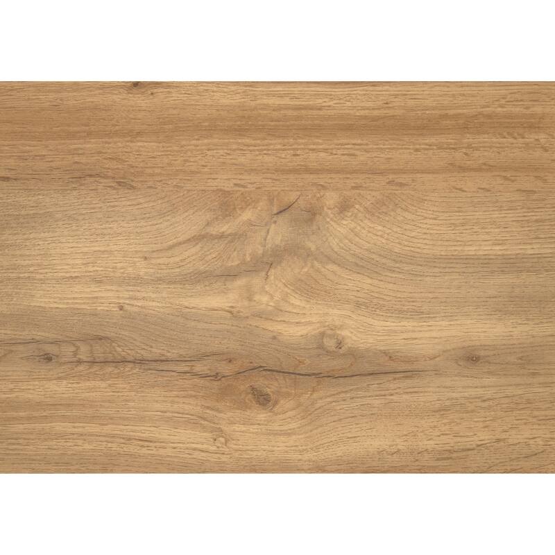 Rustic Natural Finish Twin Bed Frame with Headboard and Footboard, Easy Assembly, Ships in One Box