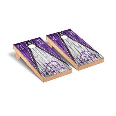 Texas Christian TCU Horned Frogs 2x4 Pro Cornhole Boards - V7