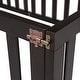 preview thumbnail 39 of 47, Wood Floor Bed Frame with Fence and Door
