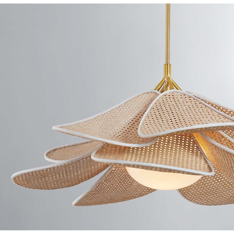 Hudson Valley Lighting 3144 Florina 44" Wide Rattan Pendant
