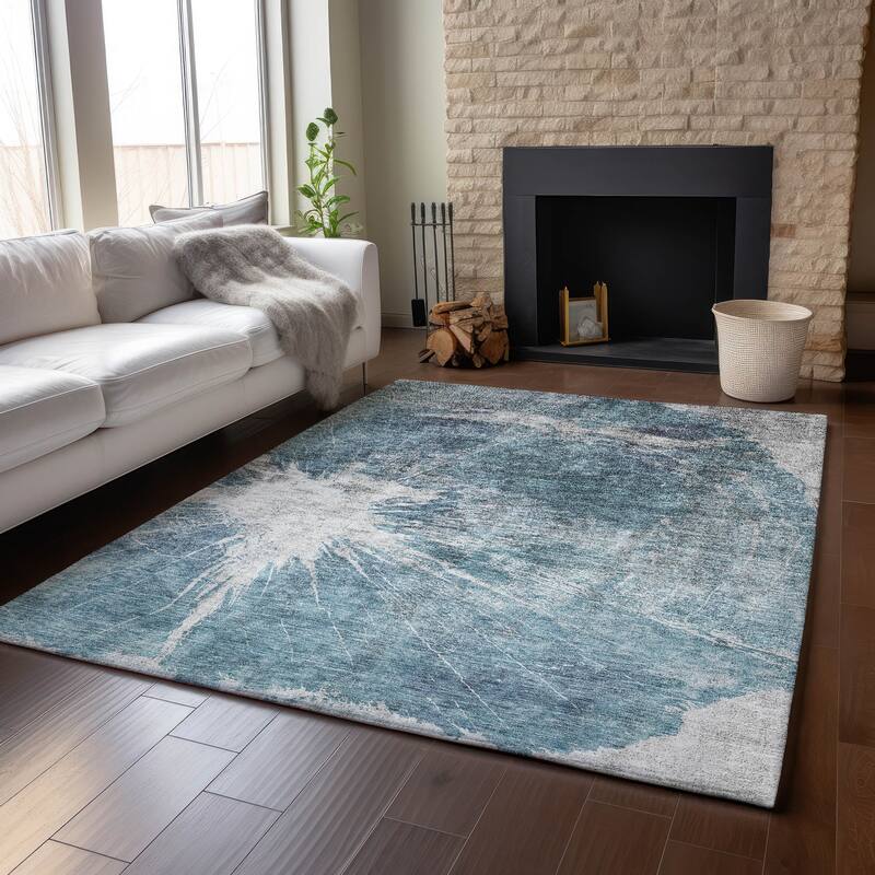 Premium Washable Super Soft Abstract Woodgrain Mayfield Rug