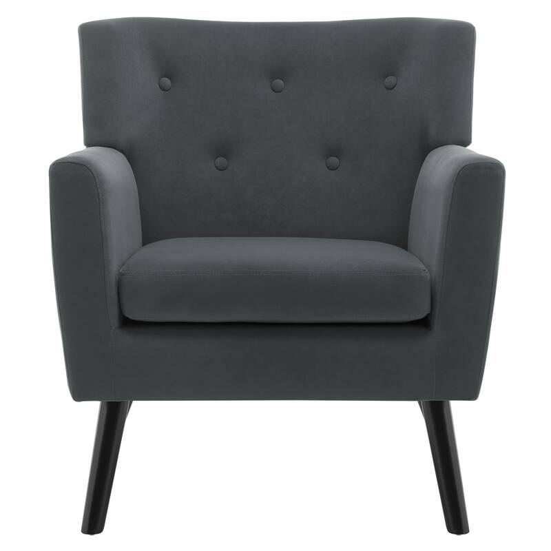 Velvet Upholstered Armchair Tufted Accent Chair, Set of 2 - 30.71"H x 28.35" W x 27.56"D