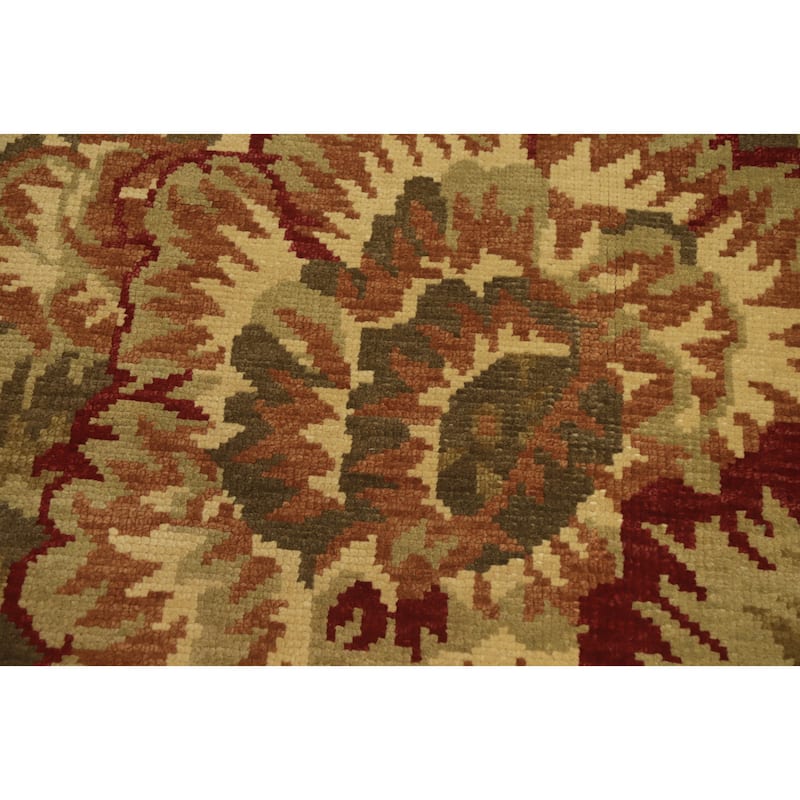 All-Over Floral Indian Area Rug 6x10 - 10' 1'' X 6' 5''