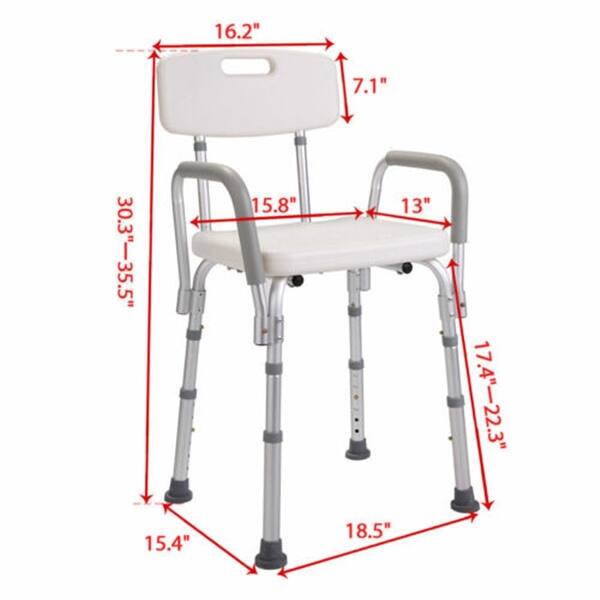 Shop Multi Medical Shower Chair Adjustable Height Bath Tub Bench Stool Seat Overstock 31647525