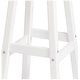 preview thumbnail 99 of 97, Laguna Hdpe All Weather Outdoor Patio 29" Round Bar Stool