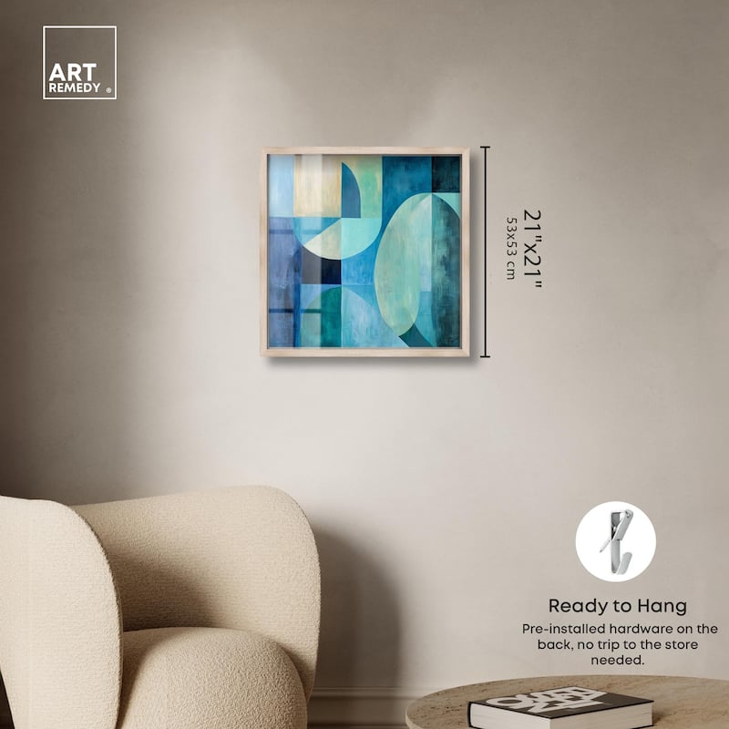 Color Blocks II Shadowbox by Art Remedy