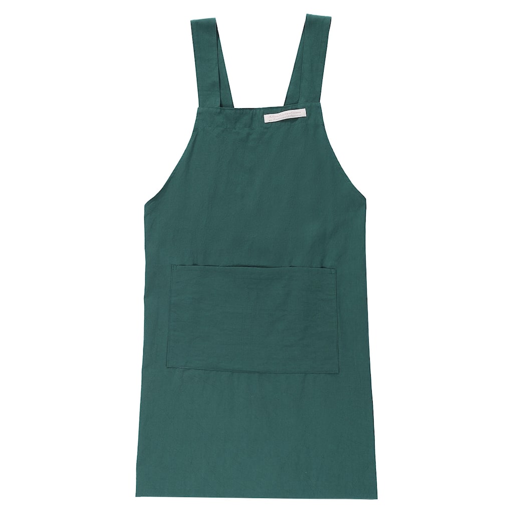 Cotton Aprons, 78 x 104cm Adjustable Bib Kitchen Apron with Pockets - 78 x 104 cm