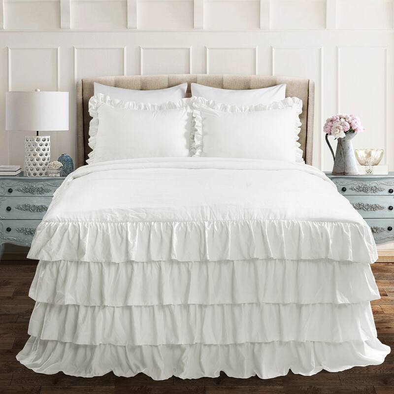 The Gray Barn Molly Mae Ruffle Skirt Bedspread Set