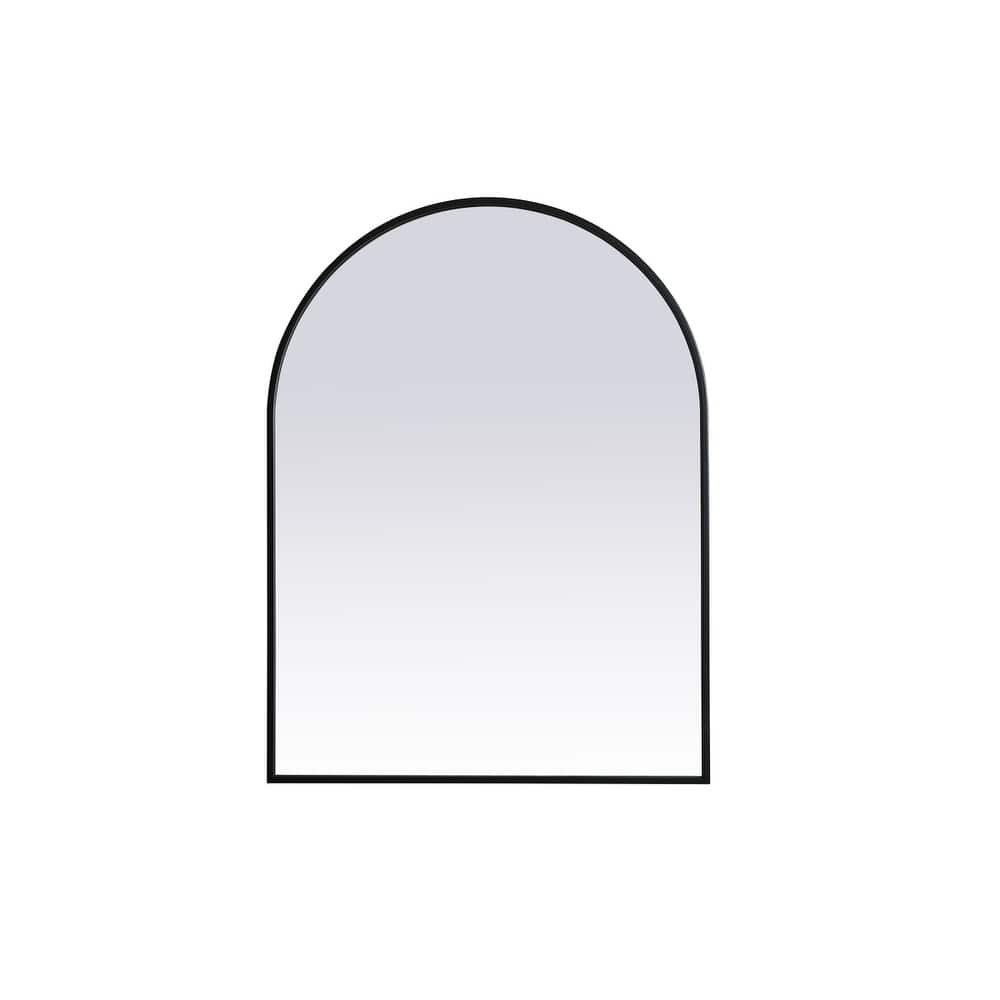 Indigo Home Metal Frame Arch Mirror 27x36 Inch