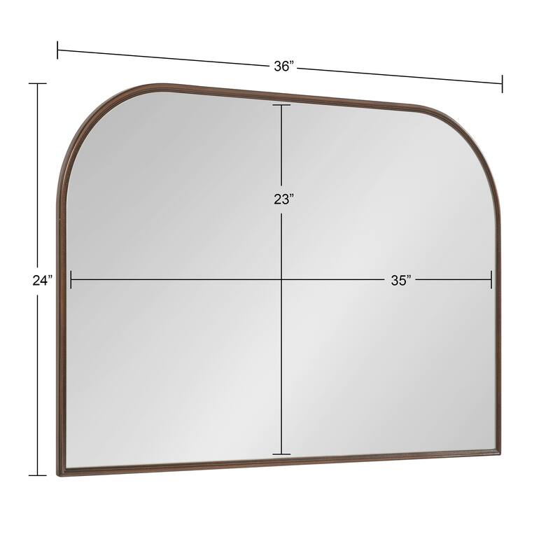 Kate and Laurel Caskill Framed Arch Wall Mirror