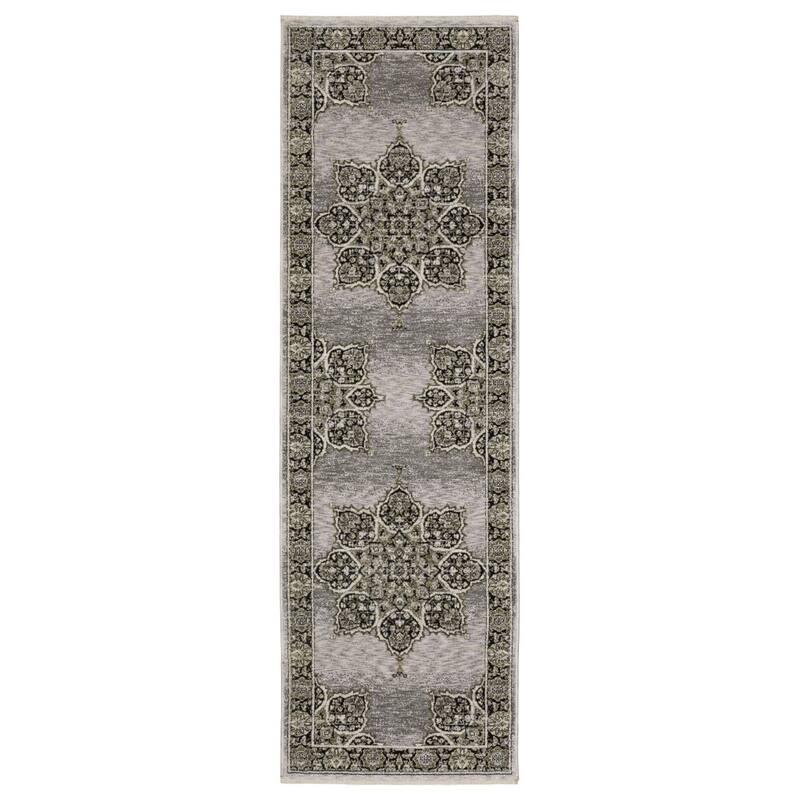 HomeRootsMedallion Bohemian Rectangle Area Rug