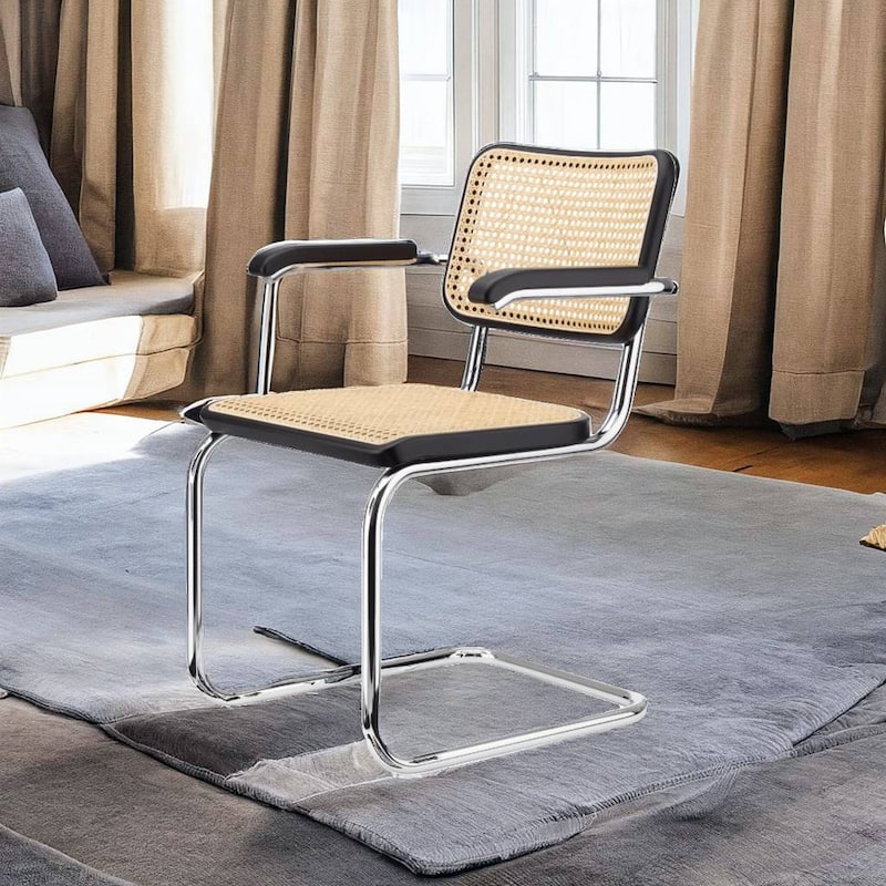 Cesca Cane Armchair - Black