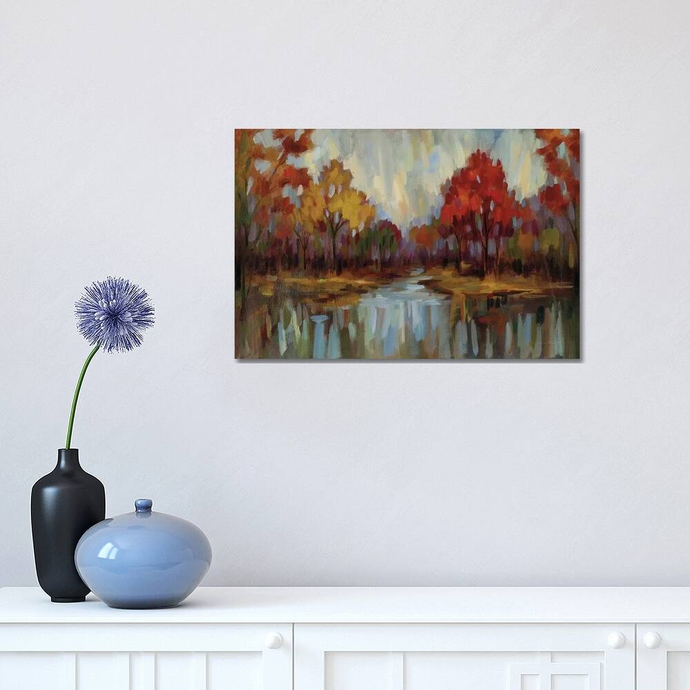 iCanvas "Fall Aquarelle" by Silvia Vassileva Canvas Print