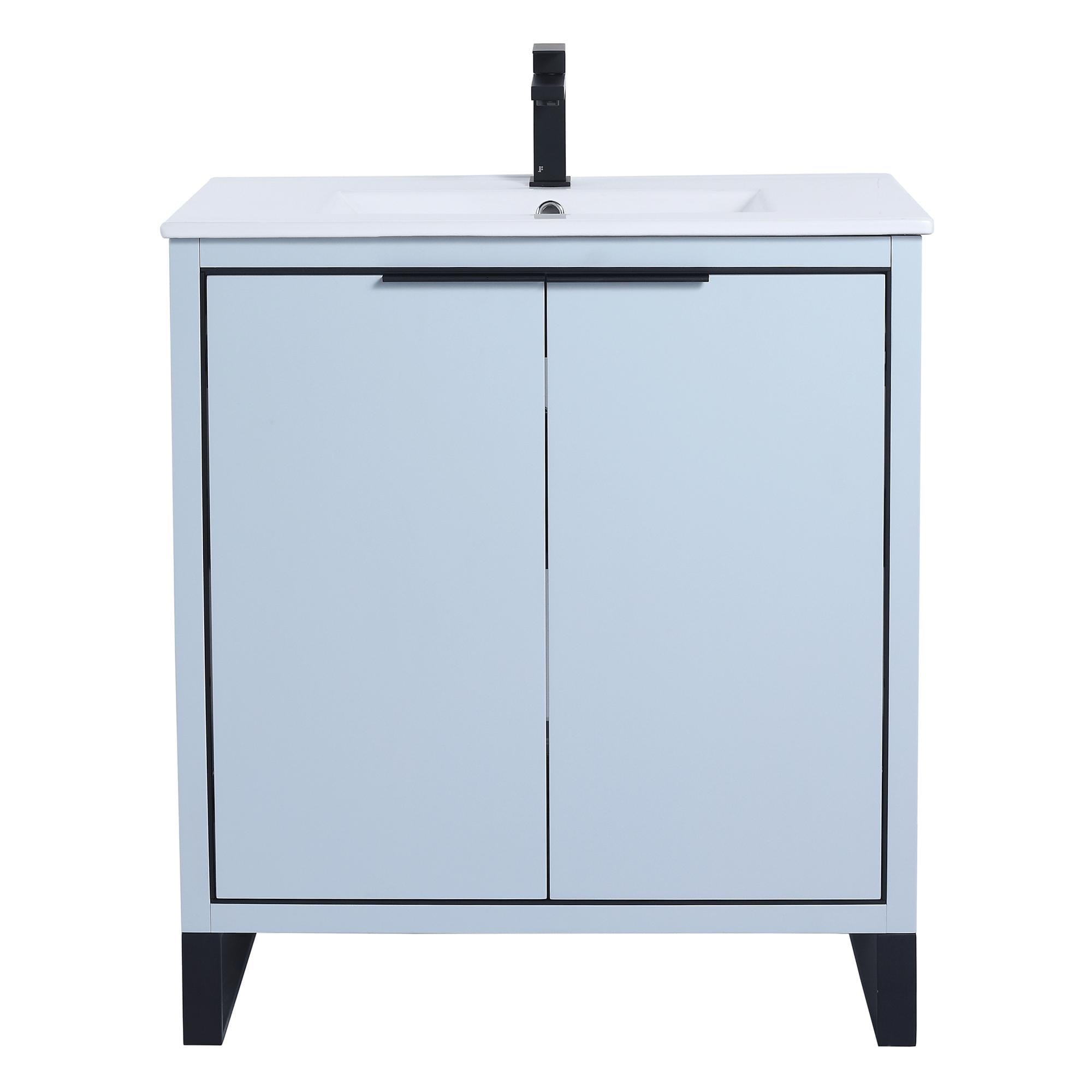 Fine Fixtures Opulence Collection Bathroom Vanity with White - Picture 52 of 95