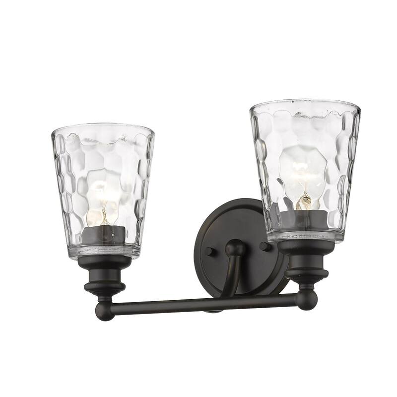 Modern Transitional Hardwired Wall Light with Reversible Mount and Clear Glass Shade LED Compatible