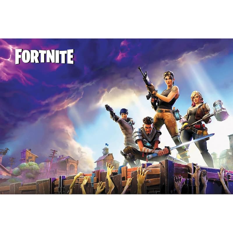 Fornite Zombies Art Poster - 24 x 36 Inch