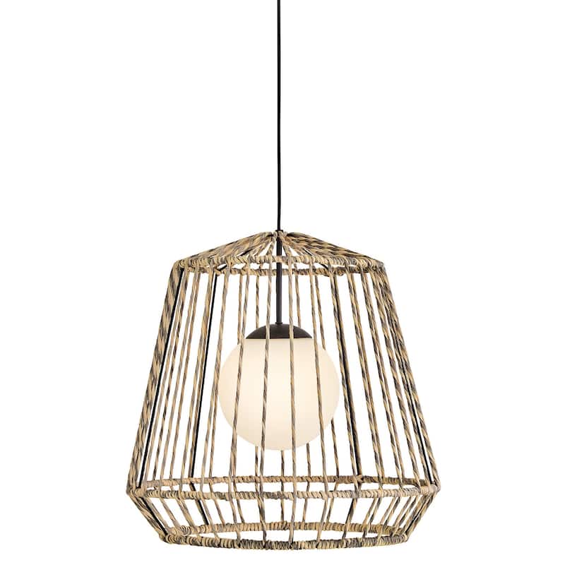 Hinkley Lighting 10394-LV Arlen 1 Light 24" Wide 12v Open Air Outdoor - Black