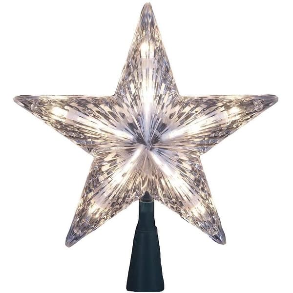 glitter star 10 1/4 inch silver