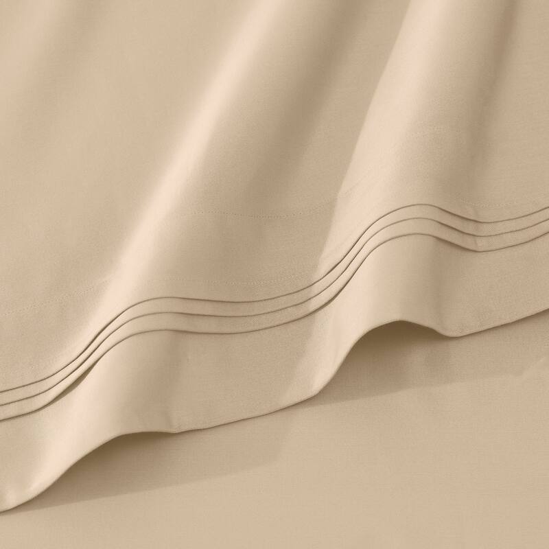 Superior Egyptian Cotton 1000 Thread Count Deep Pocket Solid Sheet Set