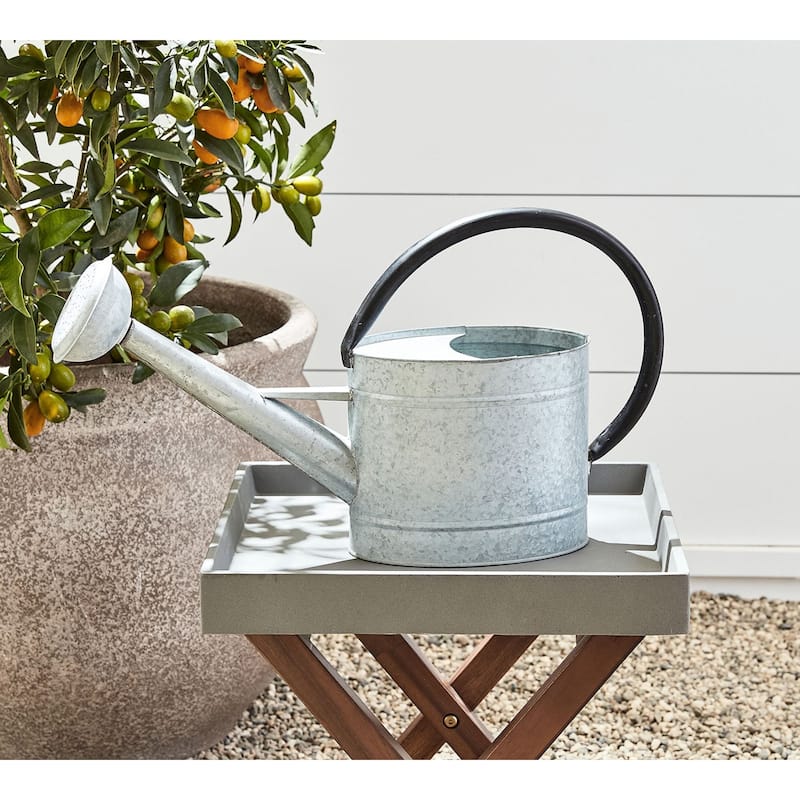 Oval Aged Zinc Watering Cans