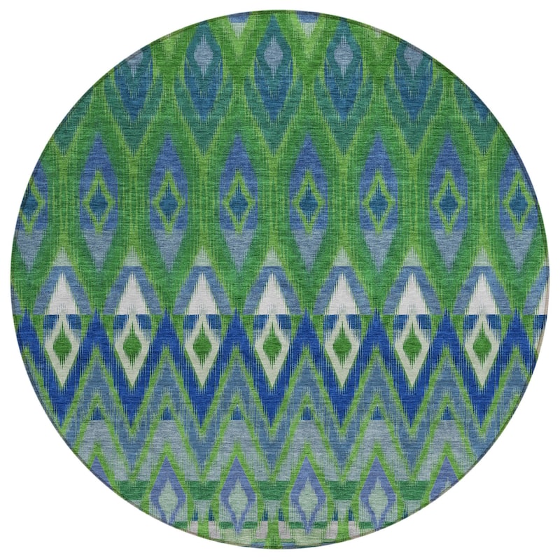 HomeRoots Southwestern Transitional Rectangle Outdoor Rug