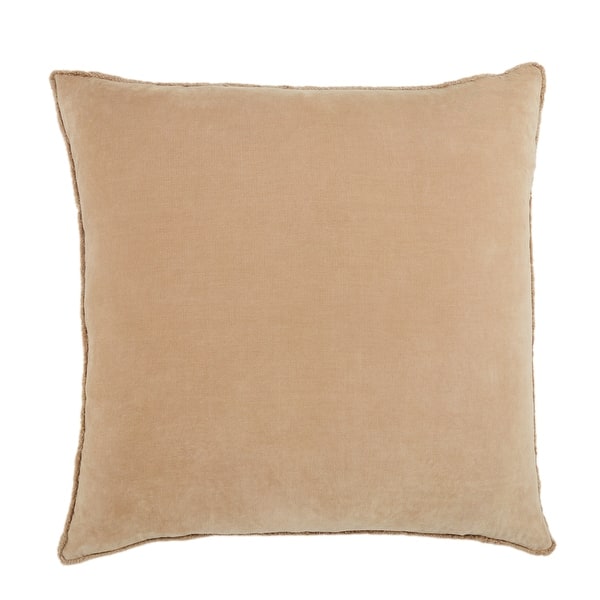 Rouen Solid Pillow - 26"X26" Cover Only - Beige