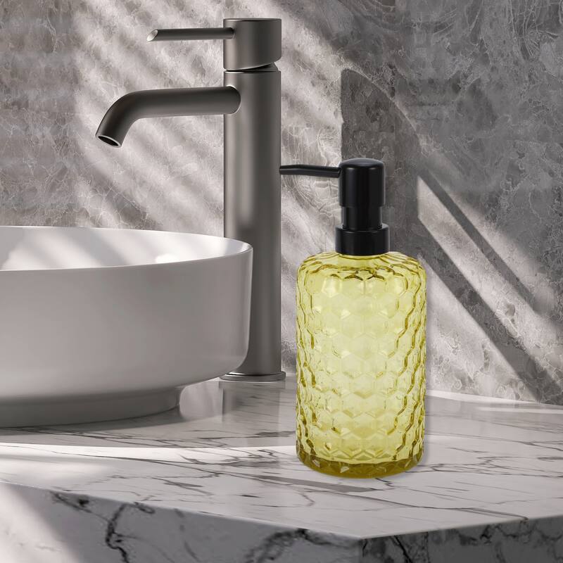 Simple Cylindrical Soap Pump Dispenser for Bathroom 500ml 1 Pcs
