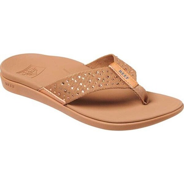 rose gold reef flip flops