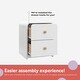 preview thumbnail 4 of 37, Storkcraft Next Santos 2-Drawer Nightstand
