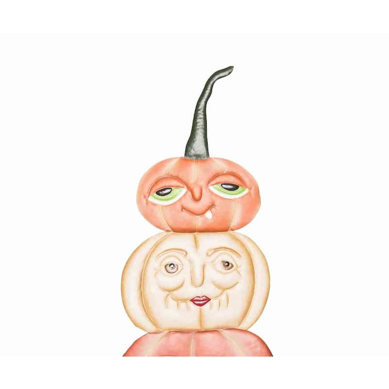 Trio Pumpkin Tin Figurine