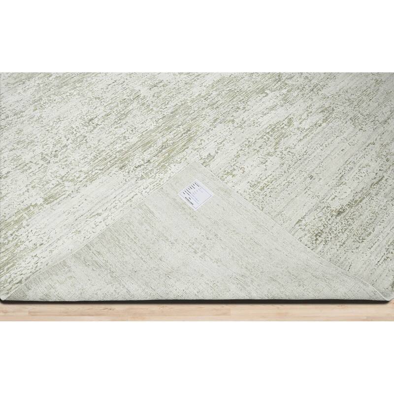 Hand Knotted 100% Wool Modern & Contemporary Oriental Area Rug Gray