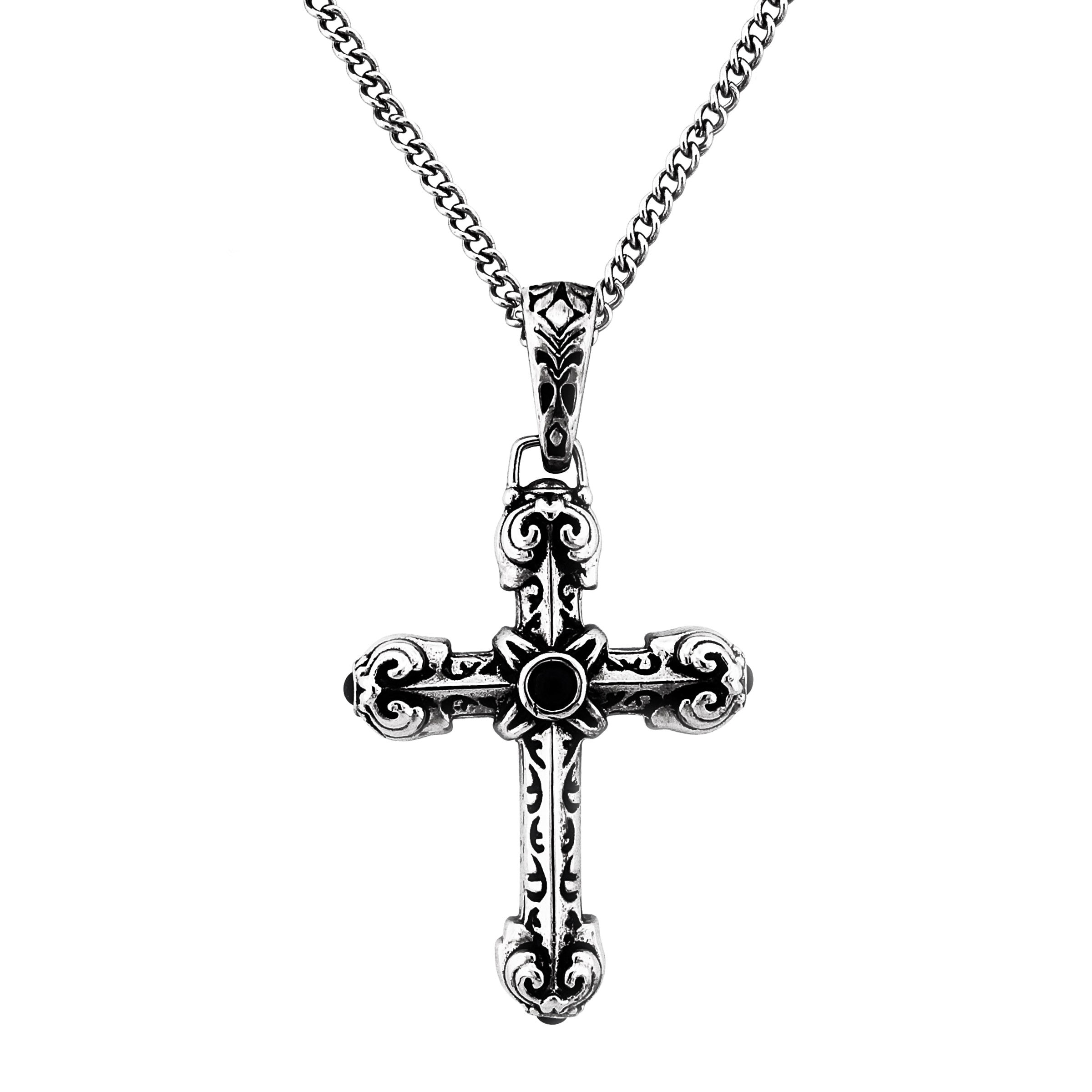 Shop Men's Gothic Cross Pendant with 