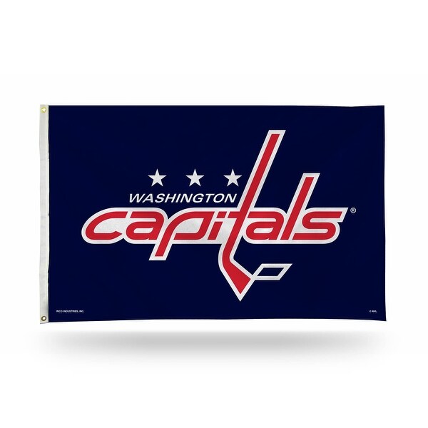 3' x 5' Blue and Pink NHL Washington Capitals Rectangular Banner Flag - N/A