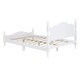 preview thumbnail 18 of 24, Full Black Wood Platform Bed with Headboard and Slat Support, No Box Spring Needed