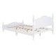 preview thumbnail 5 of 11, Full Size Wood Platform Bed Frame with Slat Support, Retro Design with Sturdy Wooden Construction