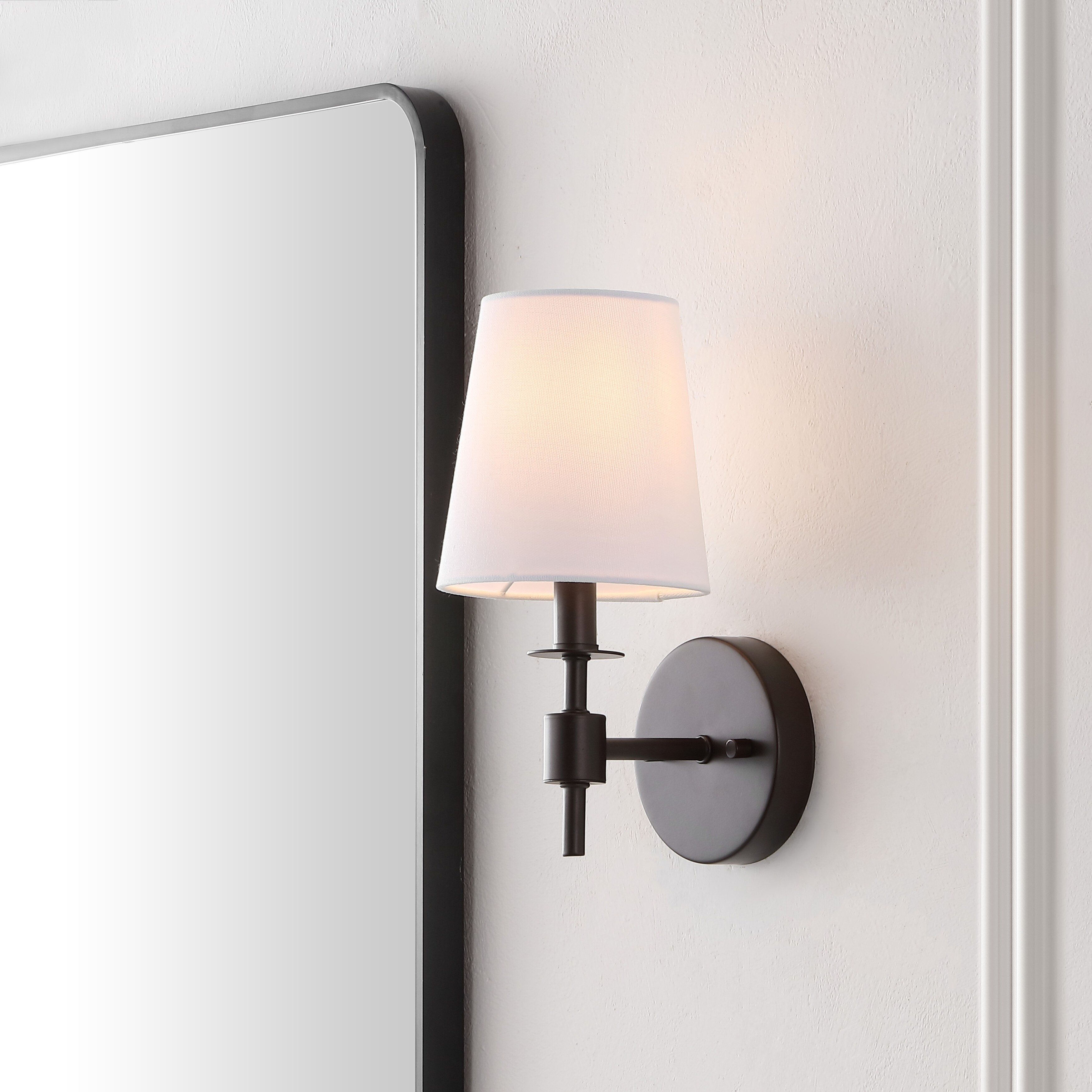 Grey fabric wall light cheap