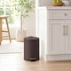 preview thumbnail 3 of 6, 1.3 Gallon Round Trash Can with Lid, Stainless Steel Bathroom Waste Bin with Soft Close Pedal & Removable Inner Bucket