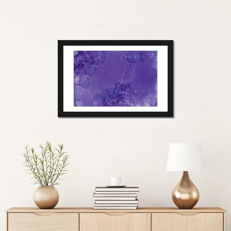 iCanvas "Purples Bubbles" by Melissa Renee