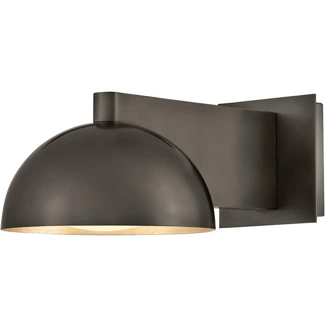 Hinkley Lighting 48480-LL Vargas 6" Tall LED Wall Sconce - Black Oxide / Gold Leaf