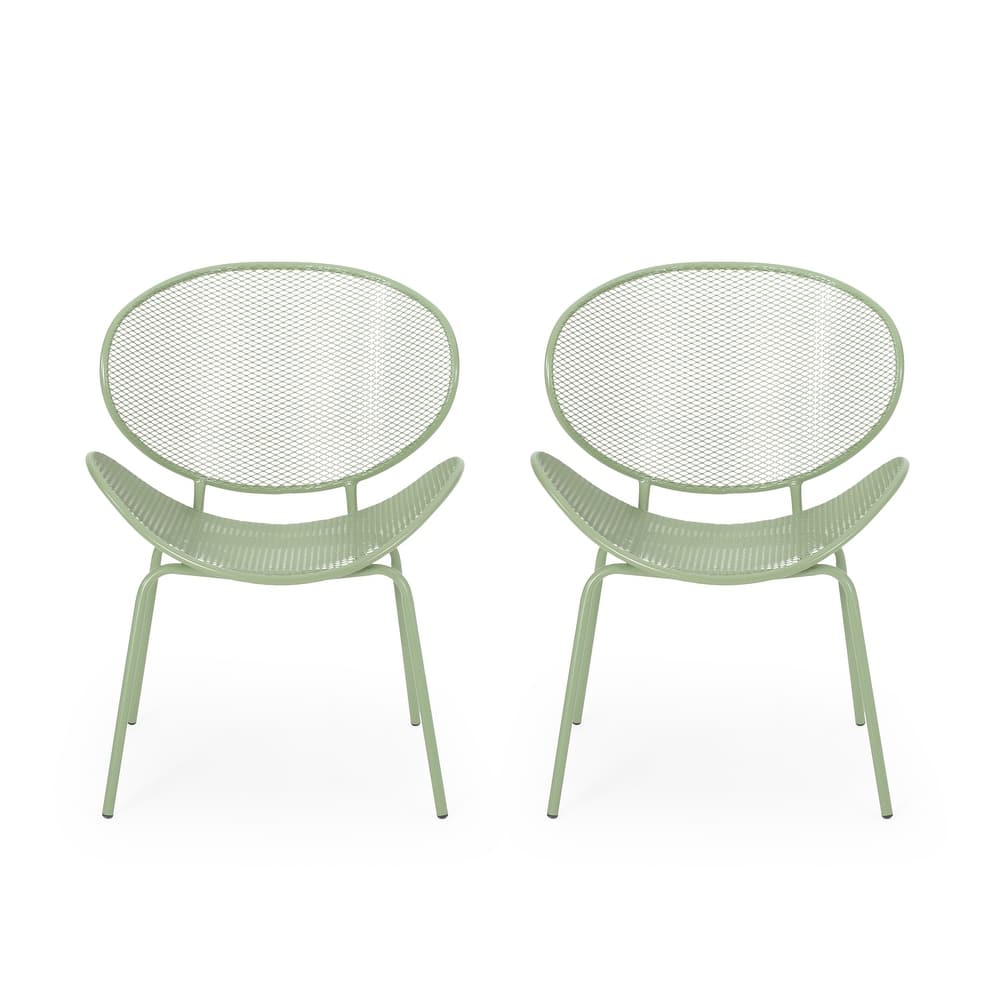 Elloree Outdoor Dining Chairs (Set of 2) by Christopher Knight Home