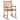 vidaXL Rocking Chair Solid Teak Wood - 22.8" x 36.4" x 41.7"